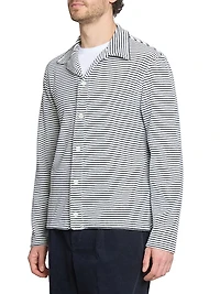 Kai Striped Cotton Terry Shirt