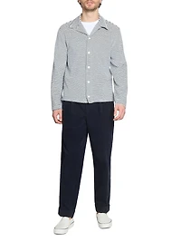 Kai Striped Cotton Terry Shirt