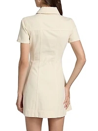 Fit & Flare Denim Minidress