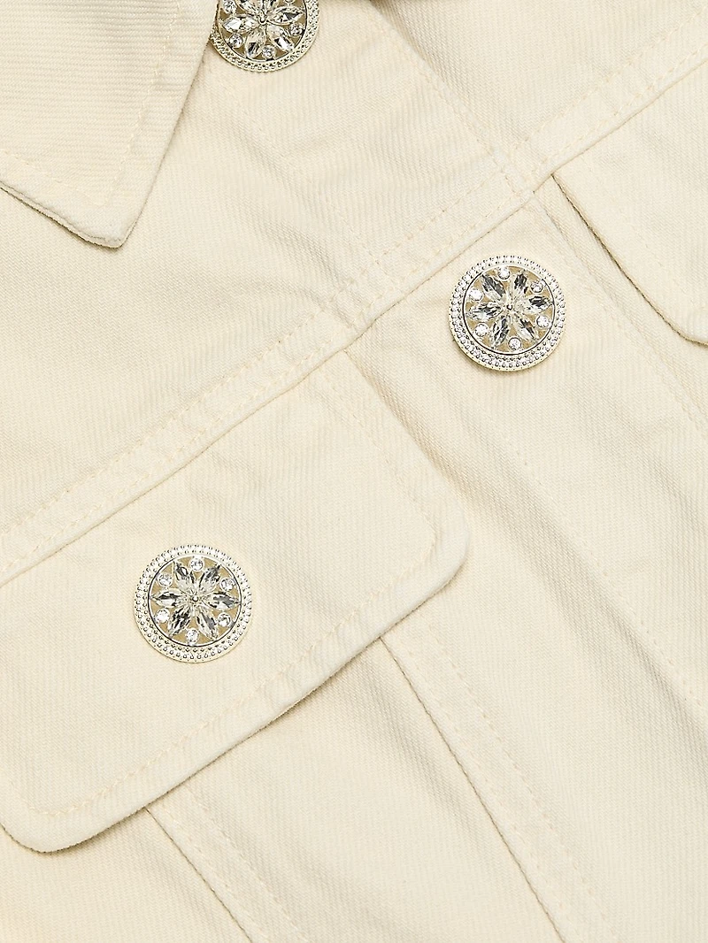 Fit & Flare Denim Minidress