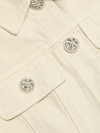 Fit & Flare Denim Minidress