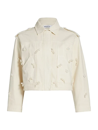 Beaded Denim Jacket
