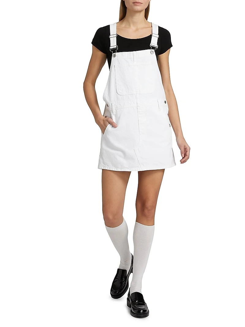 The Overall Denim Minidress