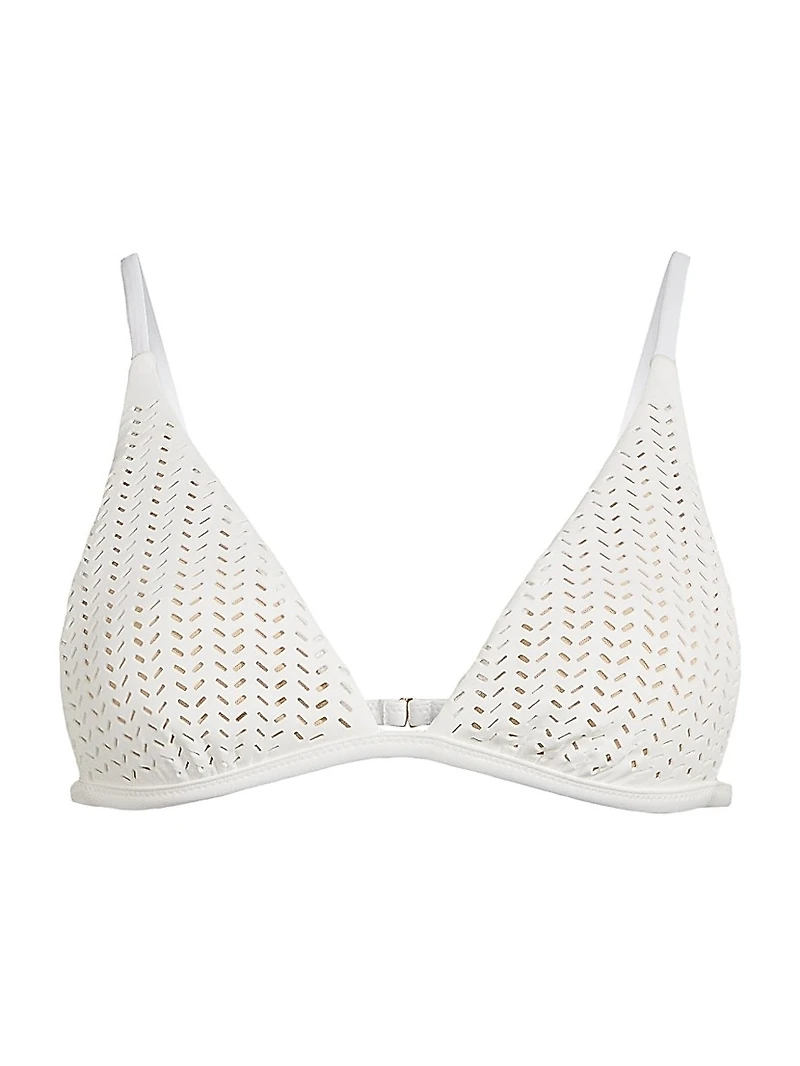 Jamie Laser-Cut Bikini Top