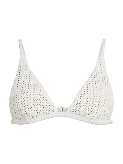 Jamie Laser-Cut Bikini Top