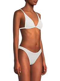 Jamie Laser-Cut Bikini Top