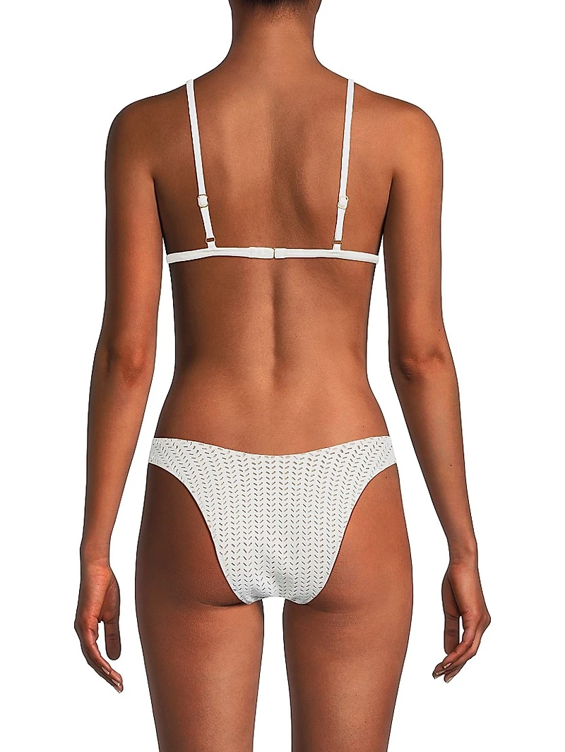 Jamie Laser-Cut Bikini Top