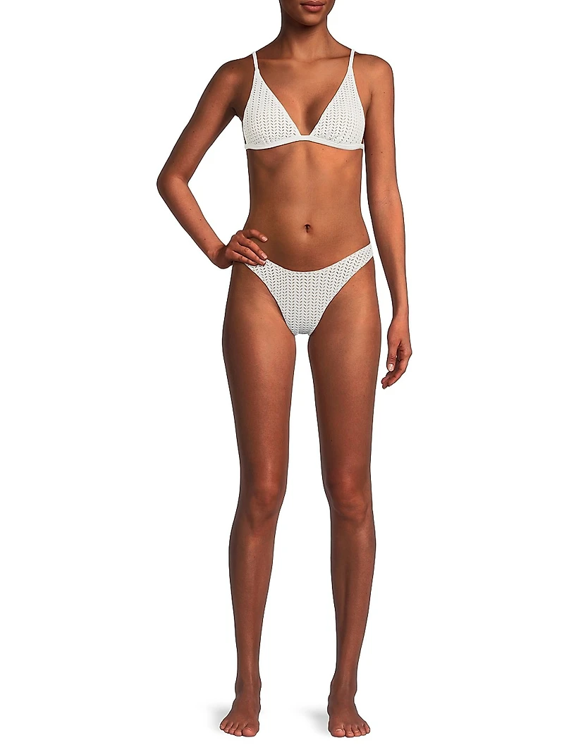Jamie Laser-Cut Bikini Top