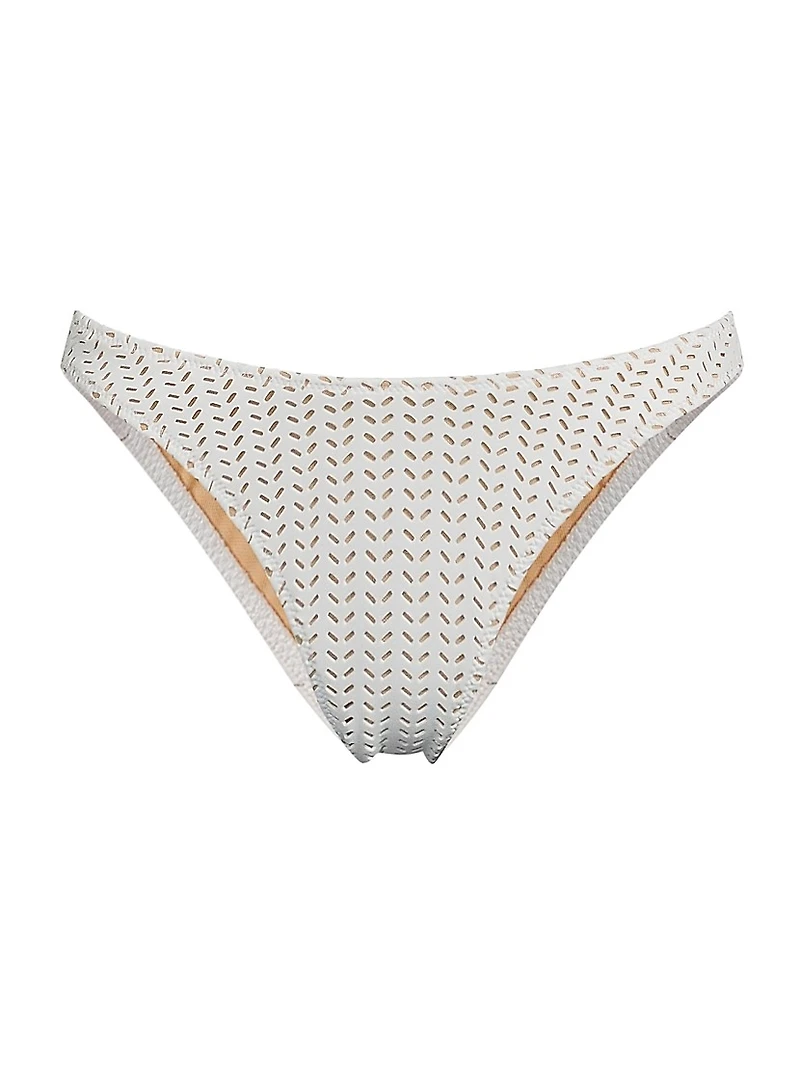 Rumi Laser-Cut Bikini Bottom