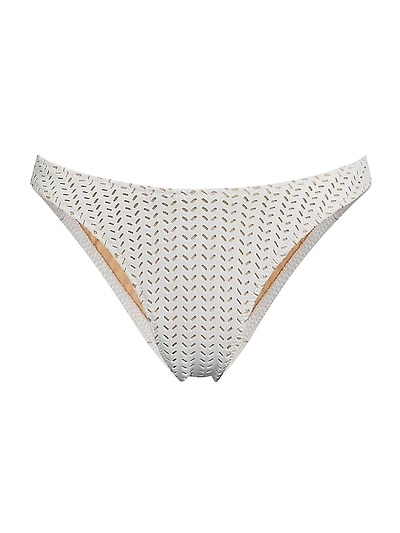Rumi Laser-Cut Bikini Bottom