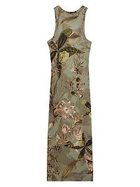 Reiss x NYBG Lola Stretch Floral Maxi Dress