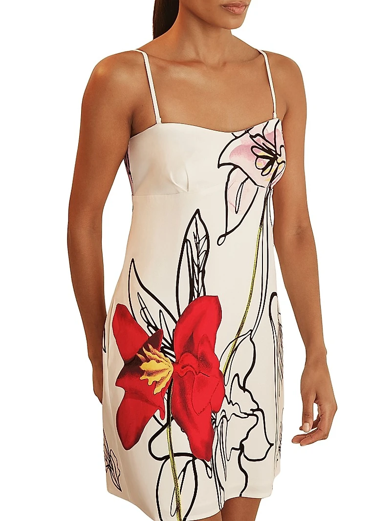 Reiss x NYBG Marli Floral Minidress