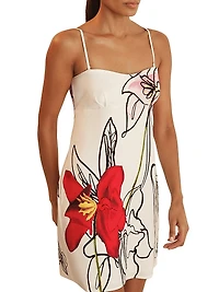 Reiss x NYBG Marli Floral Minidress