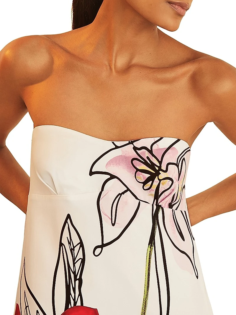 Reiss x NYBG Marli Floral Minidress