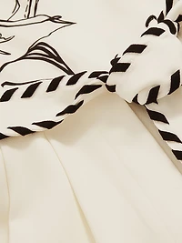 Reiss x NYBG Kinsley Stretch Tie-Waist Wide-Leg Jumpsuit