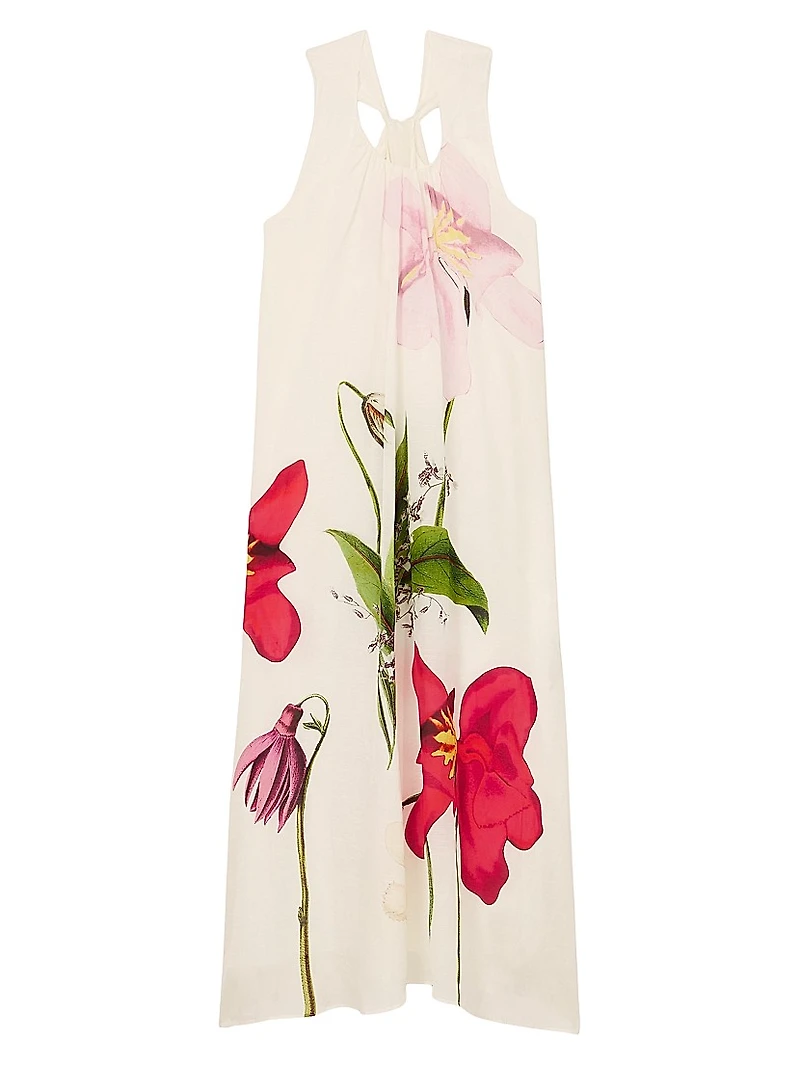Reiss x NYBG Aria Floral Maxi Dress