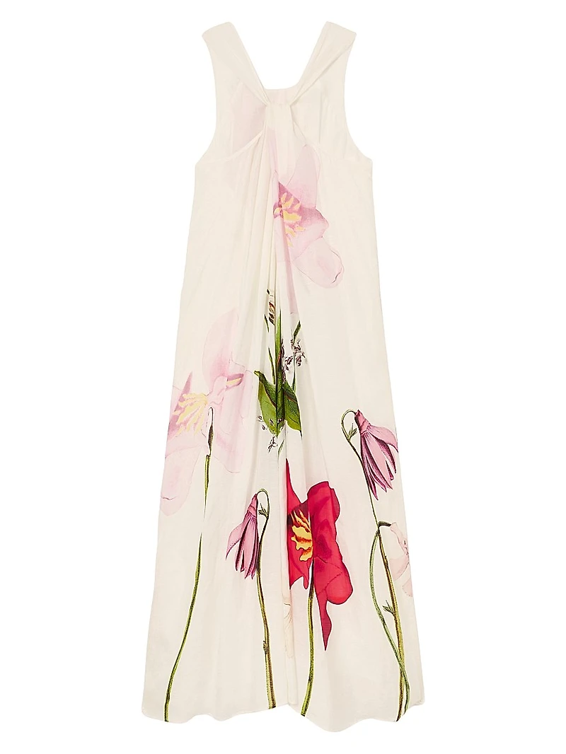 Reiss x NYBG Aria Floral Maxi Dress