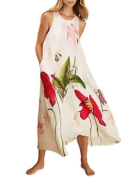 Reiss x NYBG Aria Floral Maxi Dress