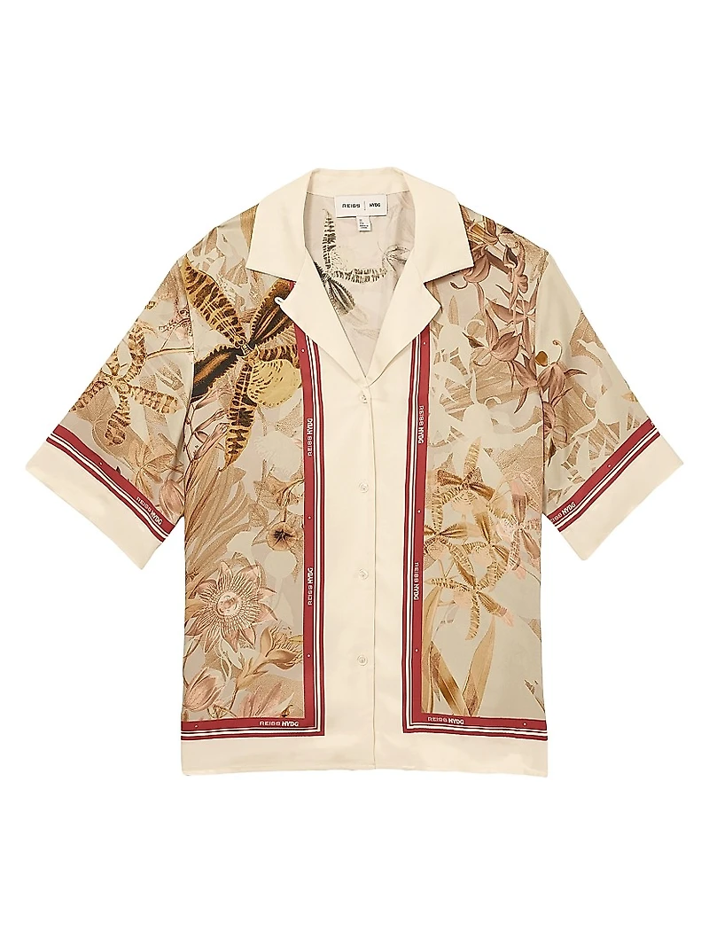 Reiss x NYBG Santana Floral Shirt