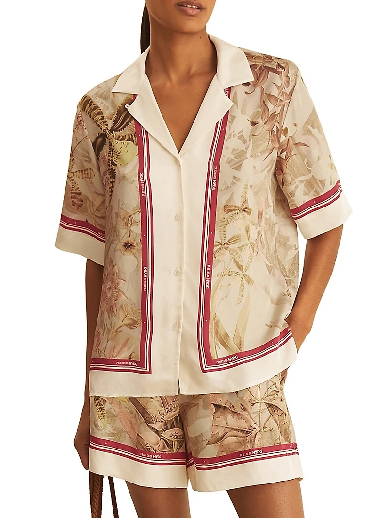 Reiss x NYBG Santana Floral Shirt