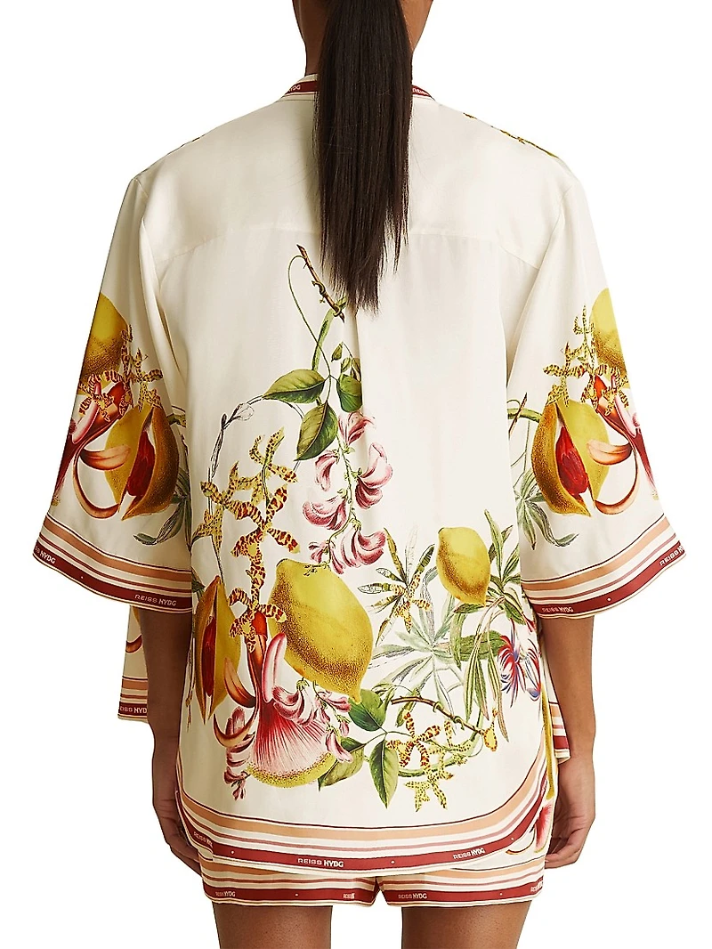 Reiss x NYBG Winona Botanical Shirt