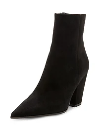 Keinna 85MM Suede Block-Heel Booties