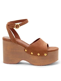 95MM Suede Platform Sandals