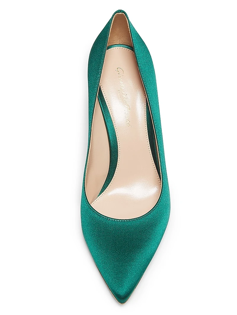 85MM Crepe Satin Pumps