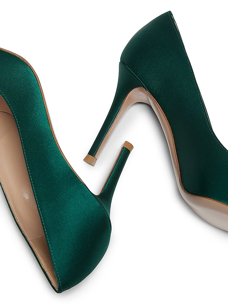 85MM Crepe Satin Pumps