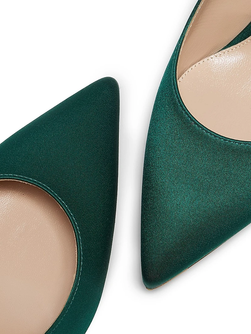 85MM Crepe Satin Pumps