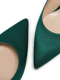 85MM Crepe Satin Pumps