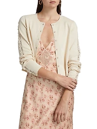 Garcia Lace-Trim Cardigan