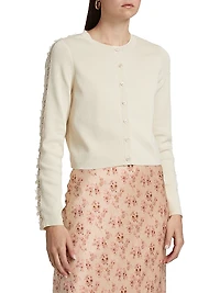 Garcia Lace-Trim Cardigan