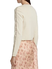 Garcia Lace-Trim Cardigan