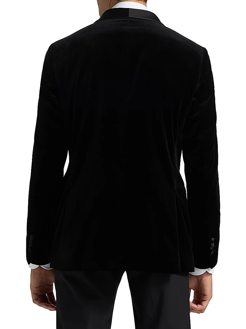 COLLECTION Velvet Formal Shawl Jacket