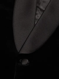 COLLECTION Velvet Formal Shawl Jacket