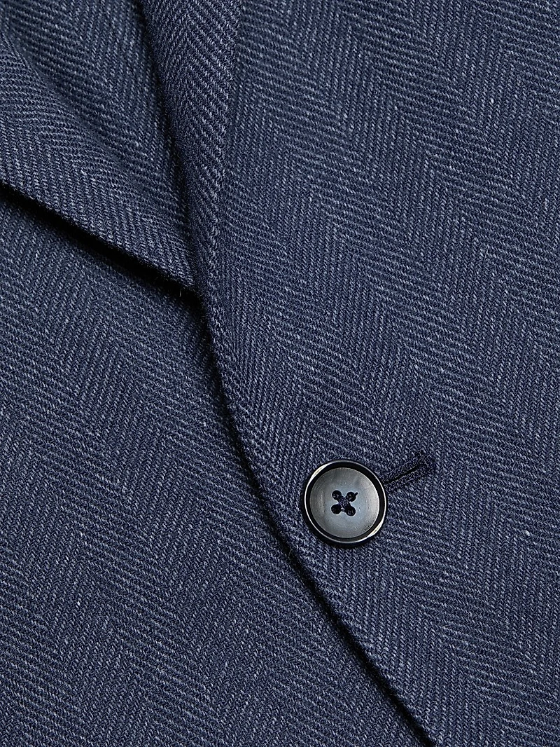 Herringbone Wool-Blend Sport Coat
