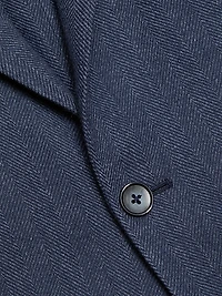 Herringbone Wool-Blend Sport Coat