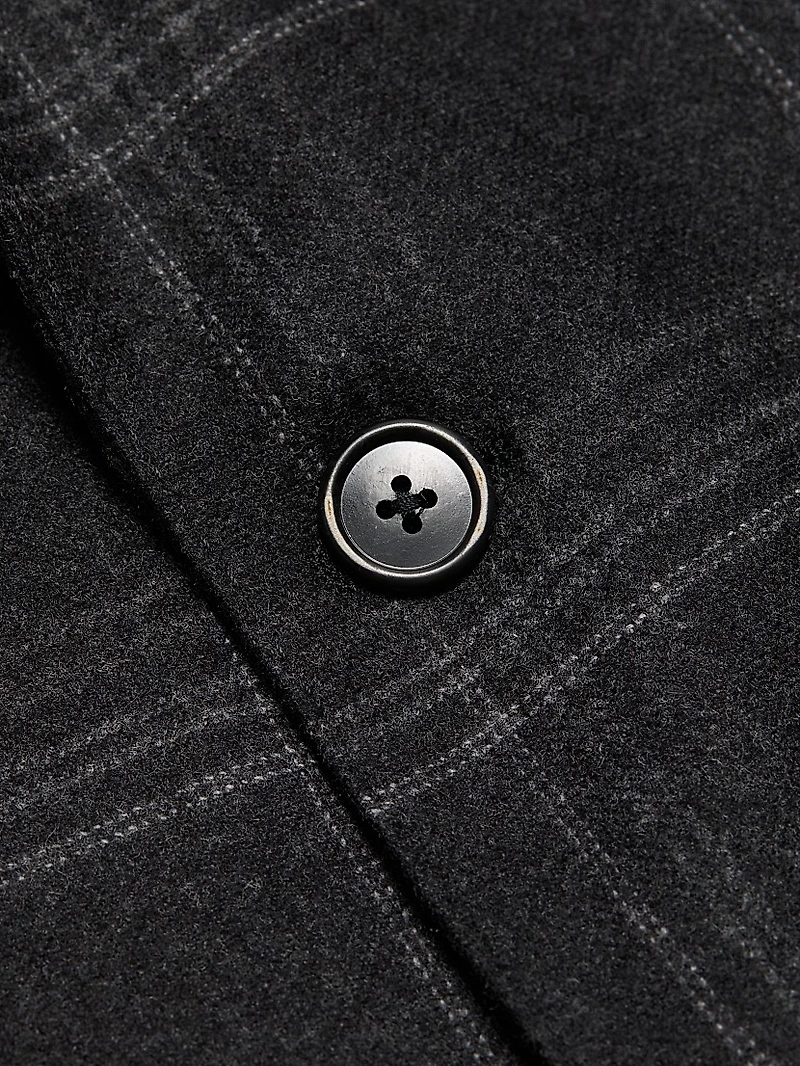 COLLECTION Plaid Wool-Blend Blazer