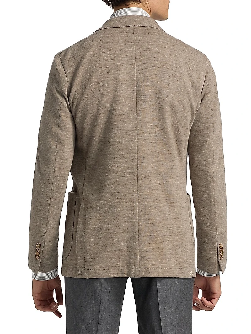 COLLECTION Wool-Blend Jersey Sport Coat