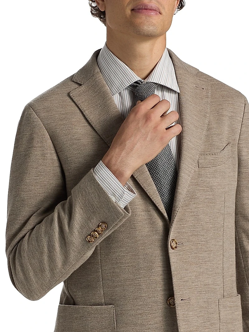 COLLECTION Wool-Blend Jersey Sport Coat