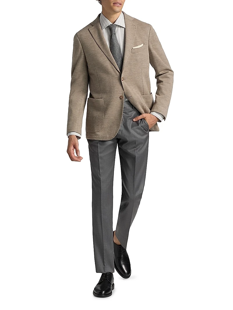 COLLECTION Wool-Blend Jersey Sport Coat