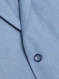 Wool-Cotton Single-Breasted Sport Coat