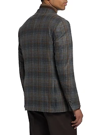 COLLECTION Plaid Wool Sport Coat