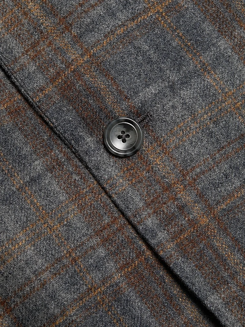 COLLECTION Plaid Wool Sport Coat