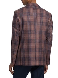Plaid Wool-Blend Sport Coat