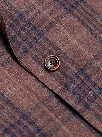 Plaid Wool-Blend Sport Coat