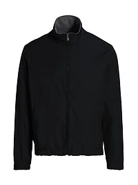 Reversible Cotton-Blend Bomber Jacket