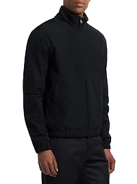 Reversible Cotton-Blend Bomber Jacket