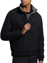 Reversible Cotton-Blend Bomber Jacket